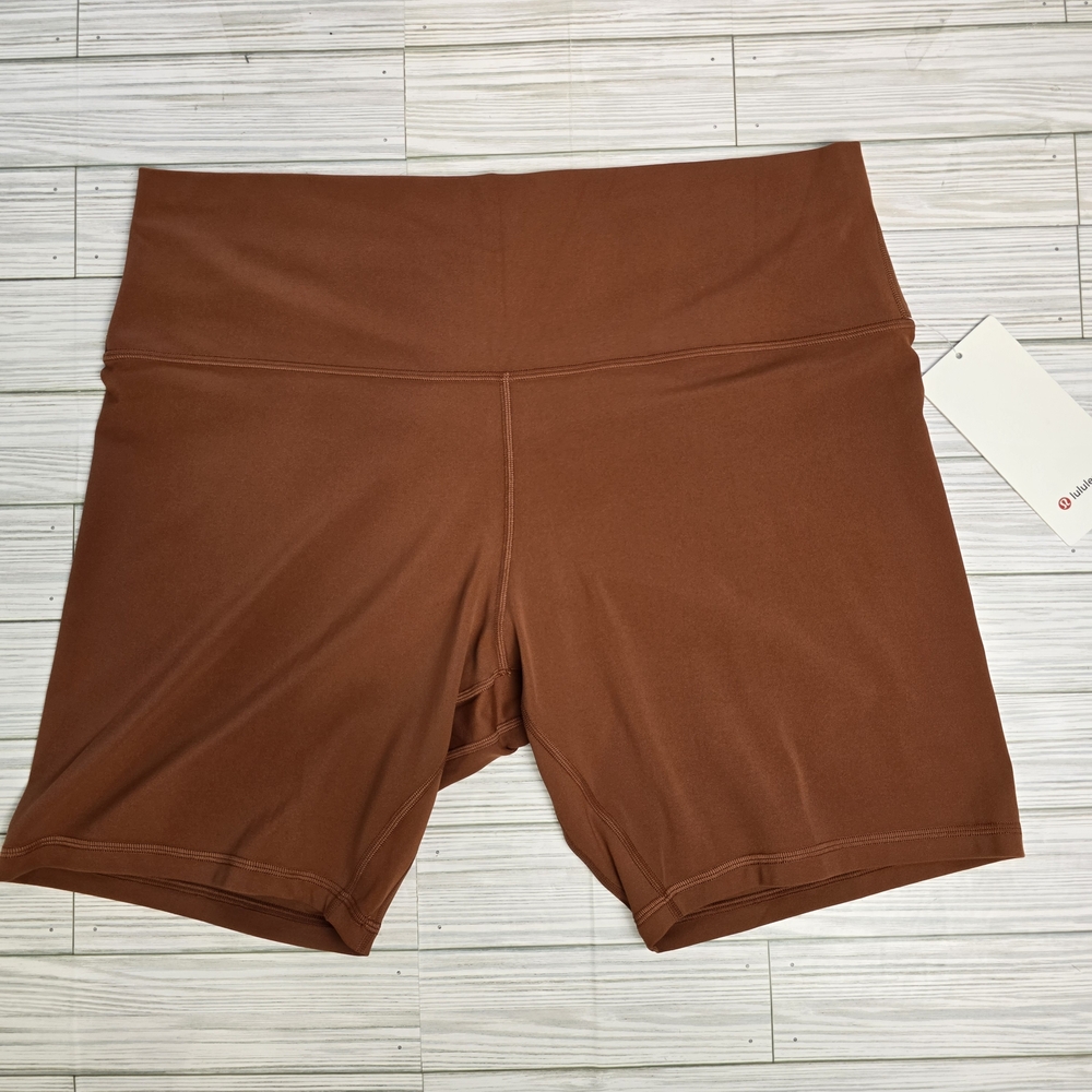 Lululemon Aline Super High-Rise Rustic Athletic Shorts Size 18 NWT